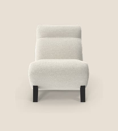 Plush White Chair