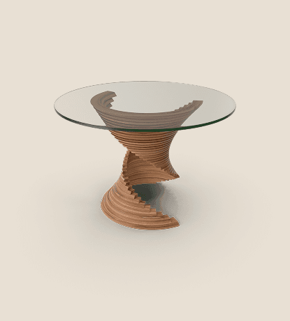 Designer Glass Table