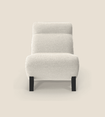 Plush White Chair